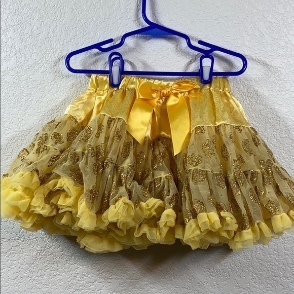 Disney Other - Disney Princess Beauty and the Beast yellow tutu
